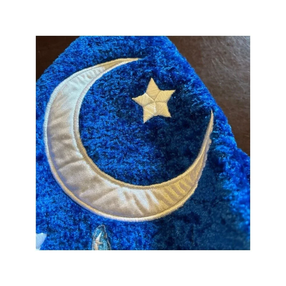 Vintage Walt Disney World Mickey Mouse Fantasia Sorcerer Wizard Hat Blue W/ Ears